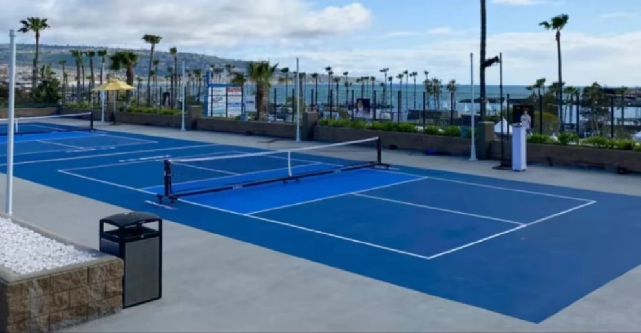 volleyball court floor tiles